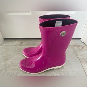 Pink Ugg Rain Boots Size 9